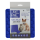 Eat Slow Live Longer Lick Mat Honeycomb Blau