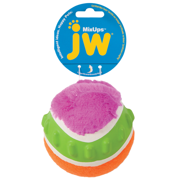 JW Mixups - Ribbed Ball L - 10 cm