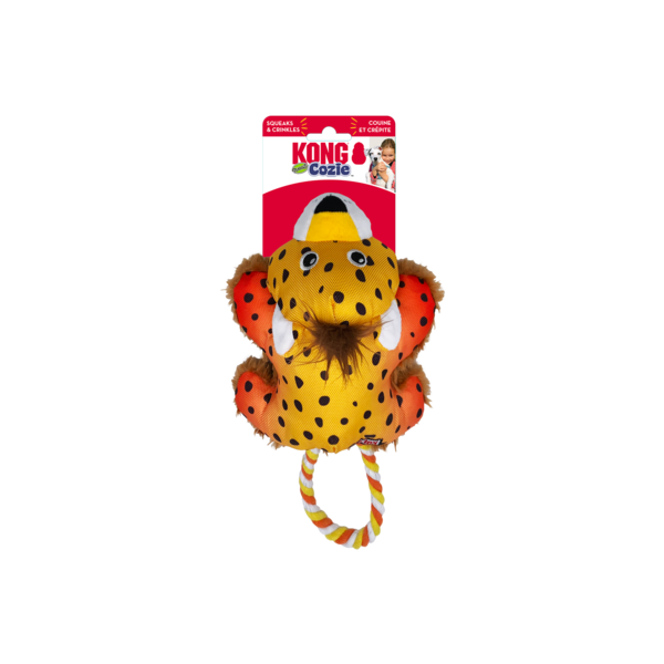 KONG Cozie Tuggz Cheetah S/M