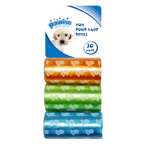 Pawise Refill Poop Bag 3-Pack