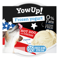 YowUp! Frozen Yoghurt Hot dog mit Käse