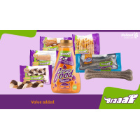 Braaaf Vegan Snack Mixed Hoops Spinach Pumpkin Beetroot - 1 cm