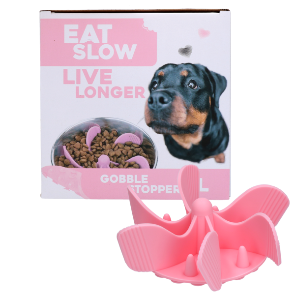 Eat Slow Live Longer Gobble Stopper Rosa L