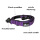 Nylon Halsband-Leine-Set Velvet Purple ultraleicht