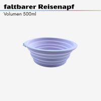 Reisenapf faltbar 500ml