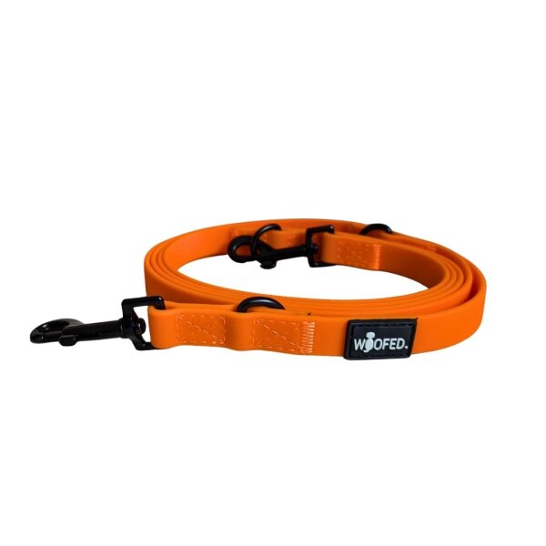 Führleine WOOFLEX® Classic verstellbar Sunset Orange