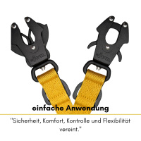 taktische Nylon Führleine Sunset Yellow