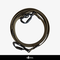 Biothane Führleine mit Sicherheitskarabiner verstellbar