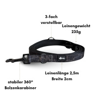 Nylon Classic Führleine Black Camo