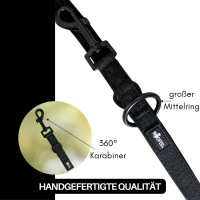 Nylon Classic Führleine Deep Black