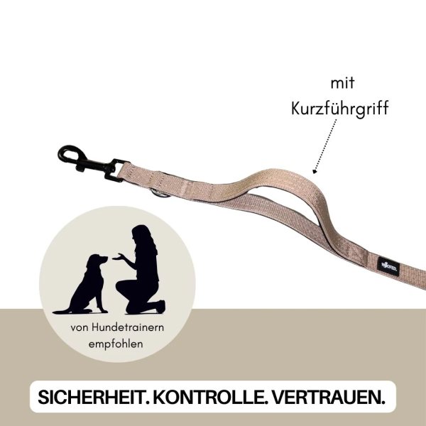 Nylon Classic Führleine Desert Tan