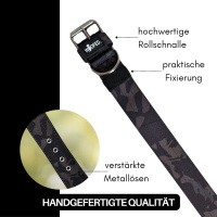 Nylon Classic Halsband Black Camo