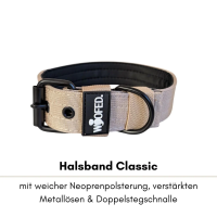 Nylon Classic Halsband Desert Tan
