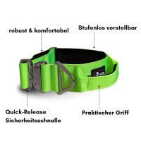 taktisches Nylon Halsband Apple Green