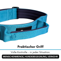 taktisches Nylon Halsband Arctic Sky - ultraleicht