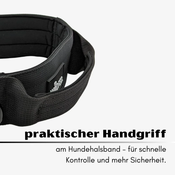 taktisches Nylon Halsband Deep Black
