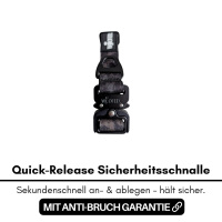 taktisches Nylon Halsband für kleine Hunde Black Camo