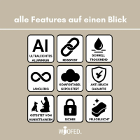 taktisches Nylon Halsband für kleine Hunde Desert Tan