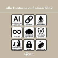 taktisches Nylon Halsband für kleine Hunde Desert Tan