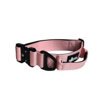 Nylon Tactical Halsband mit Griff Dusty Rose - ultraleicht