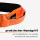 taktisches Nylon Halsband Safety Orange