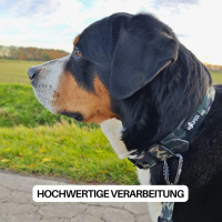 Halsband WOOFLEX® Classic verstellbar Woodland Camo