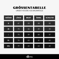 Hoodie Unisex F*** humans love dogs Schwarz