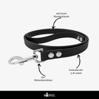 Biothane Führleine mit fester Handschlaufe - 13mm / 1m