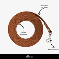 Biothane Schleppleine - 10m | 13mm / mit Handschlaufe