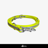 Biothane Reflective Führleine verstellbar - 3m / Gun