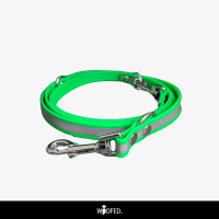 Biothane Reflective Führleine verstellbar - 3m / Gun
