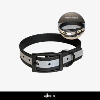 Biothane Reflective Halsband verstellbar - 19mm / 2XL 50-58cm