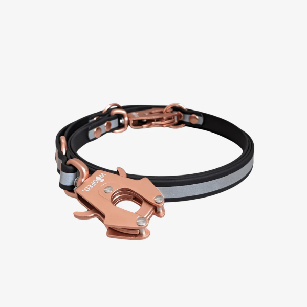 Biothane Tactical Reflective Führleine - mit Handschlaufe / 2m