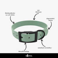 Biothane Halsband verstellbar - 19mm / XS 25-33cm