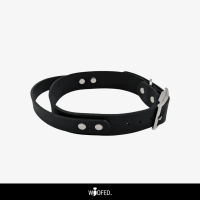 Leder Halsband mit Griff verstellbar - 40mm / L 40-48cm