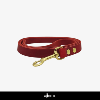 Leder Führleine mit fester Handschlaufe - 2,5m / 15mm