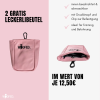 Multifunktionale Gassitasche - 2 in 1 Bauchtasche & Schultertasche Dusty Rose
