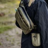 Multifunktionale Gassitasche - 2 in 1 Bauchtasche & Schultertasche Olive