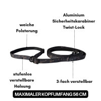 Nylon Retrieverleine verstellbar Black Camo