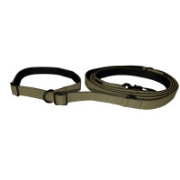 Nylon Retrieverleine verstellbar Military Olive