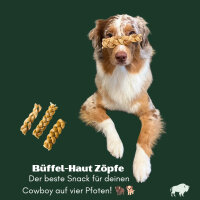 Büffelhaut Zöpfe