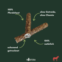 Pferdehaut Kaustange