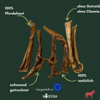 Pferdekopfhaut Stücke