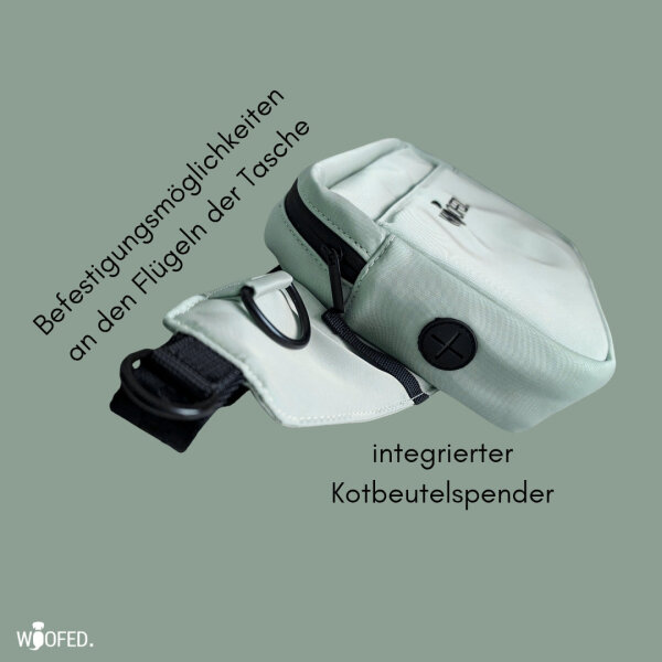 Multifunktionale Gassitasche - 2 in 1 Bauchtasche & Schultertasche