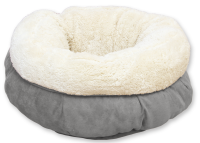 AFP Lambswool - Donut Bed Grau