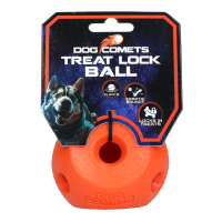 Dog Comets Treat Lock Ball Orange