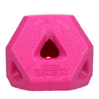 Dog Comets Treat Lock Cube Rosa