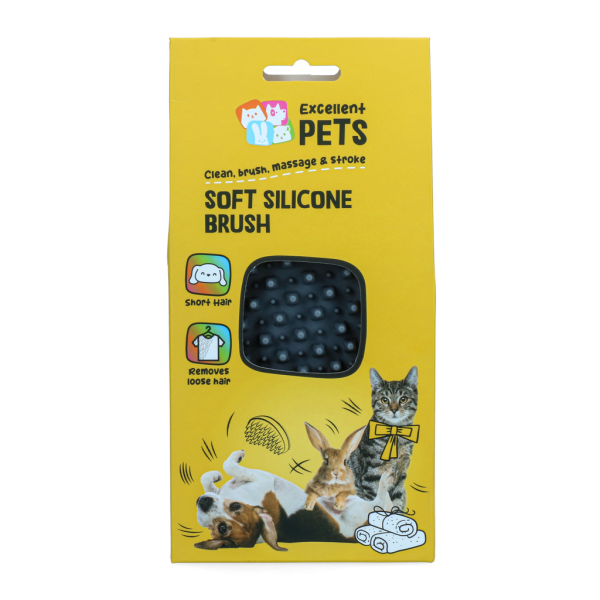Excellent Pets Soft Silicone Brush Kurzes Haar