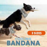 Coolpets Cooling Bandana Beige L