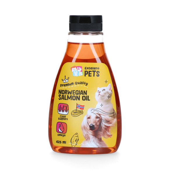 Excellent Pets Norwegisches Lachsöl 425 ml (Quetschflasche)